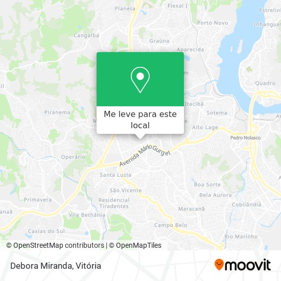 Debora Miranda mapa