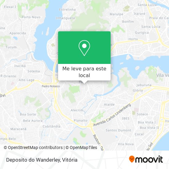 Deposito do Wanderley mapa