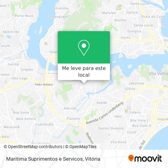 Maritima Suprimentos e Servicos mapa