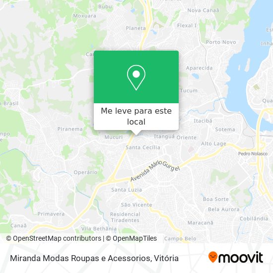 Miranda Modas Roupas e Acessorios mapa