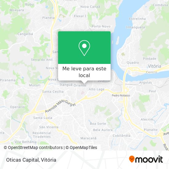 Oticas Capital mapa