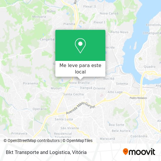 Bkt Transporte and Logistica mapa