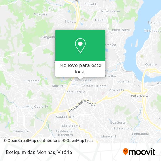 Botiquim das Meninas mapa