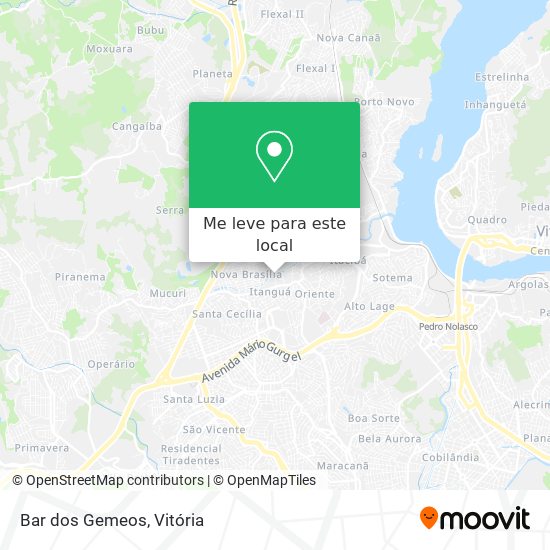 Bar dos Gemeos mapa