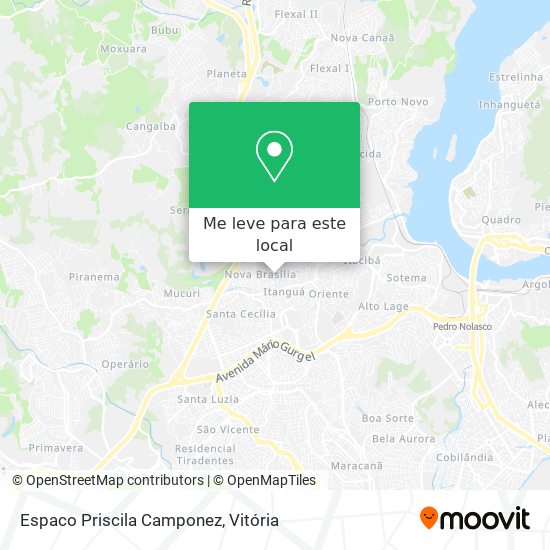 Espaco Priscila Camponez mapa