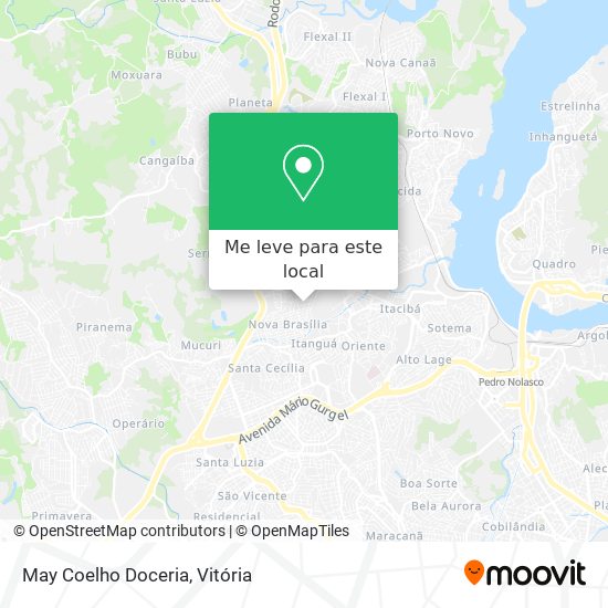 May Coelho Doceria mapa