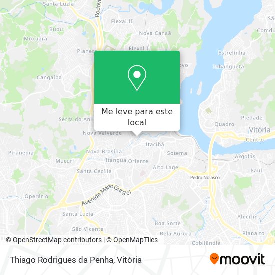 Thiago Rodrigues da Penha mapa