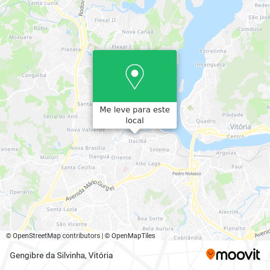 Gengibre da Silvinha mapa