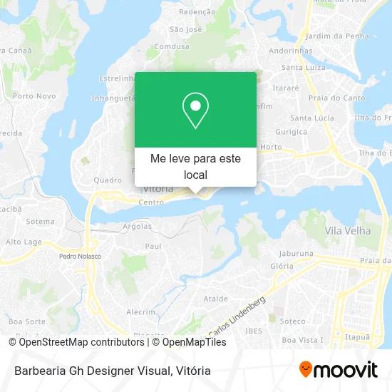 Barbearia Gh Designer Visual mapa