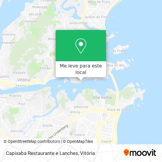 Capixaba Restaurante e Lanches mapa
