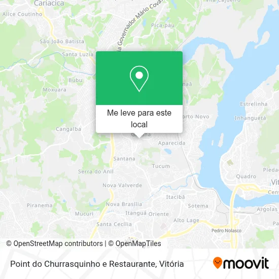 Point do Churrasquinho e Restaurante mapa