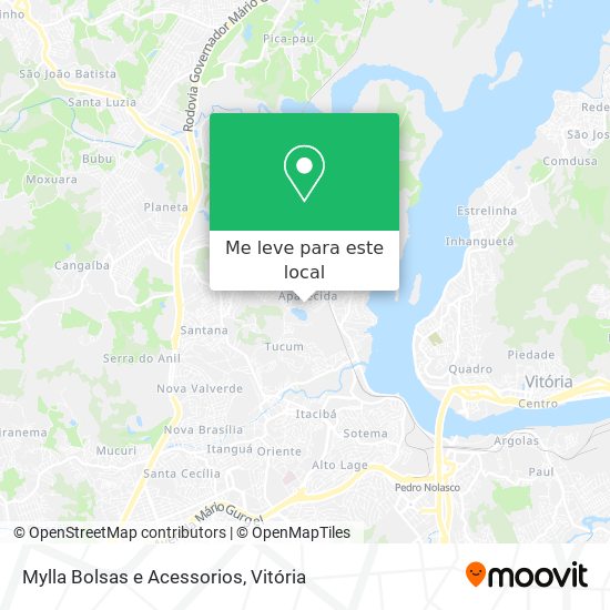 Mylla Bolsas e Acessorios mapa