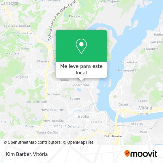 Kim Barber mapa
