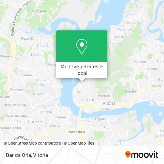 Bar da Orla mapa