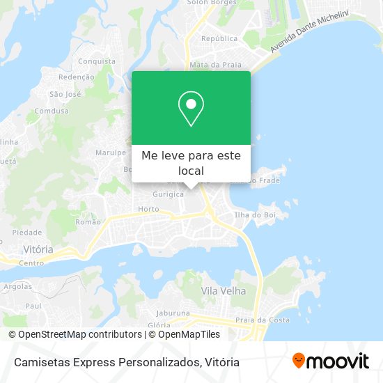 Camisetas Express Personalizados mapa