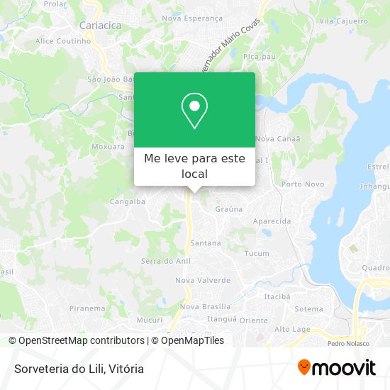 Sorveteria do Lili mapa