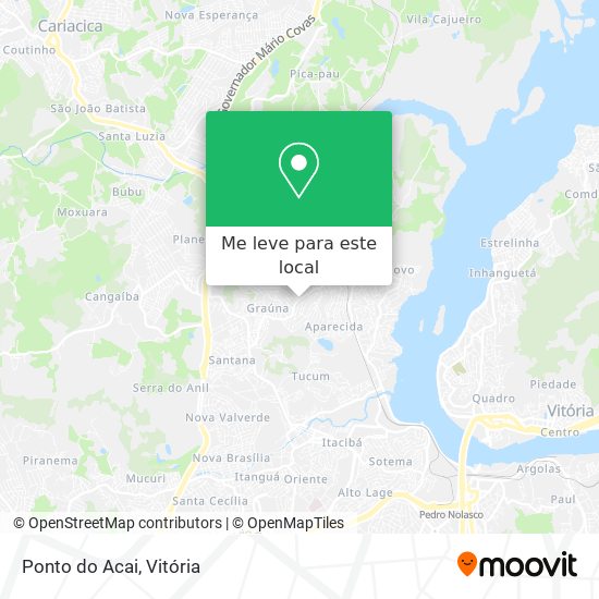 Ponto do Acai mapa