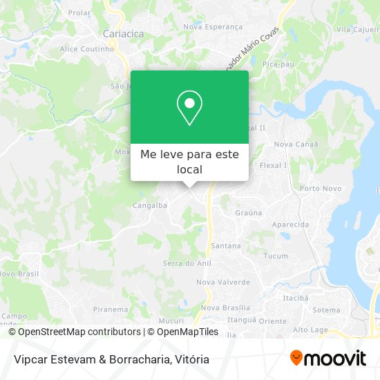 Vipcar Estevam & Borracharia mapa