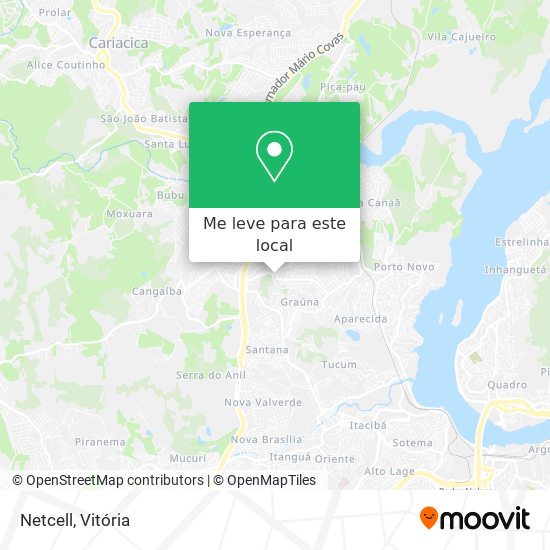 Netcell mapa