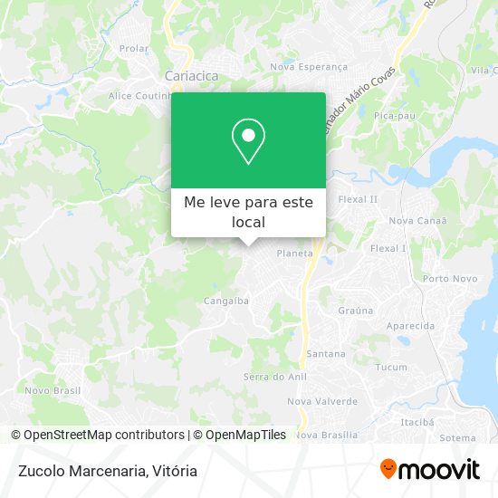 Zucolo Marcenaria mapa