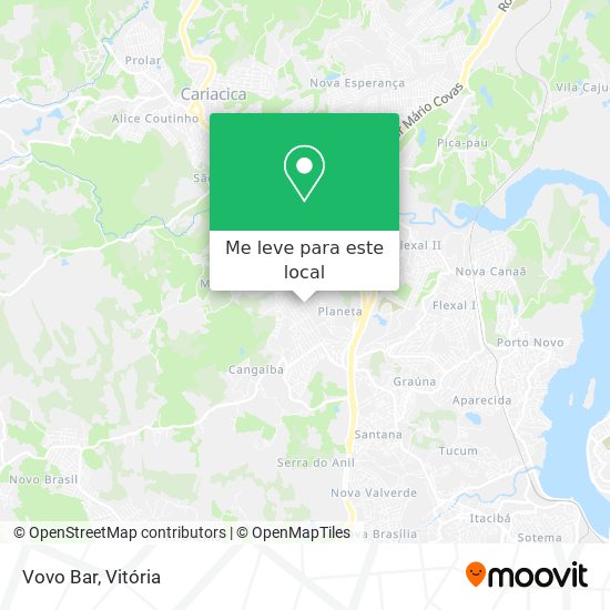 Vovo Bar mapa