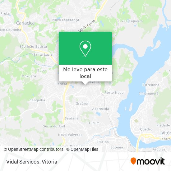 Vidal Servicos mapa