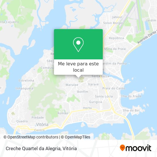 Creche Quartel da Alegria mapa