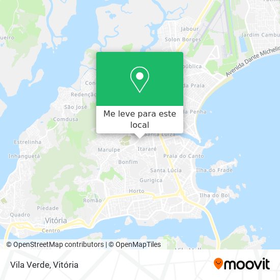 Vila Verde mapa