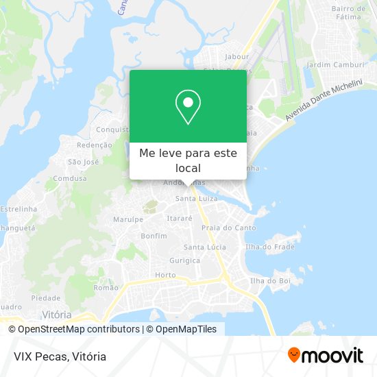VIX Pecas mapa