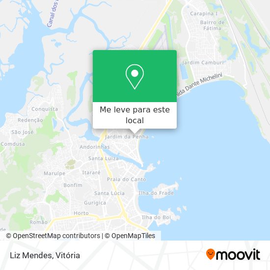 Liz Mendes mapa