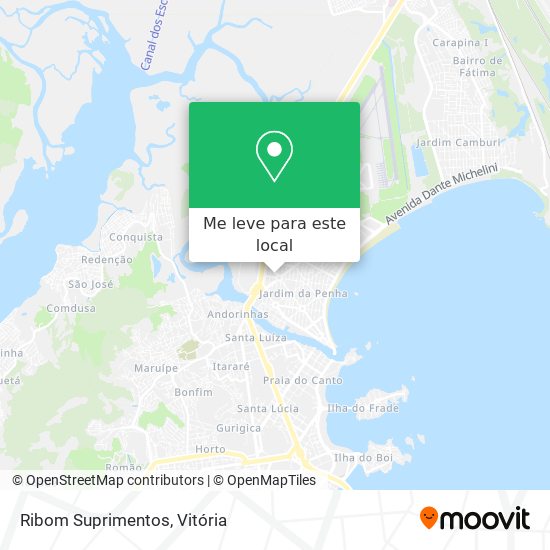 Ribom Suprimentos mapa