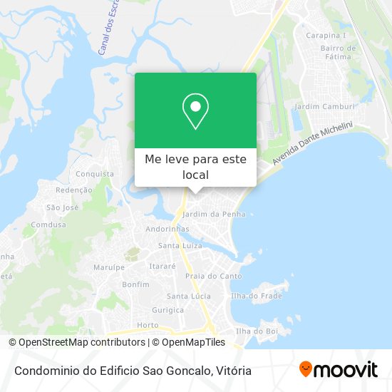 Condominio do Edificio Sao Goncalo mapa