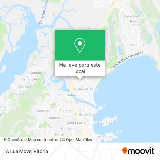 A Lua Move mapa