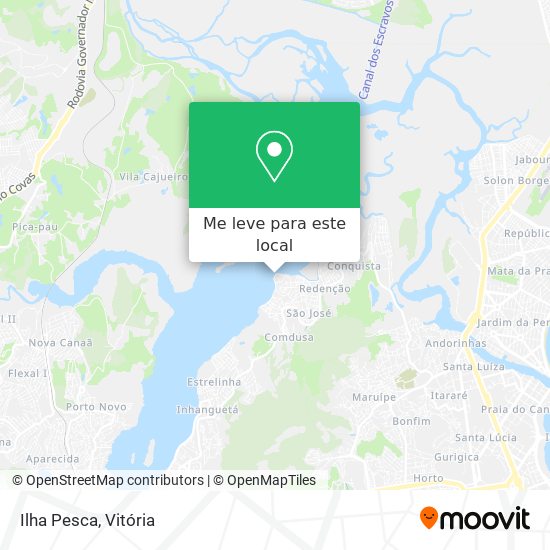 Ilha Pesca mapa
