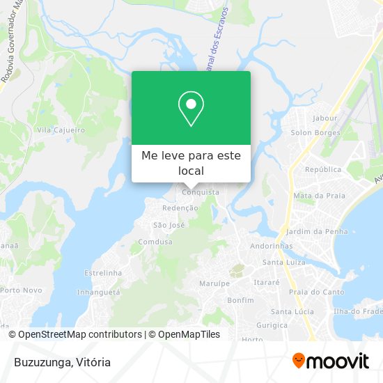 Buzuzunga mapa