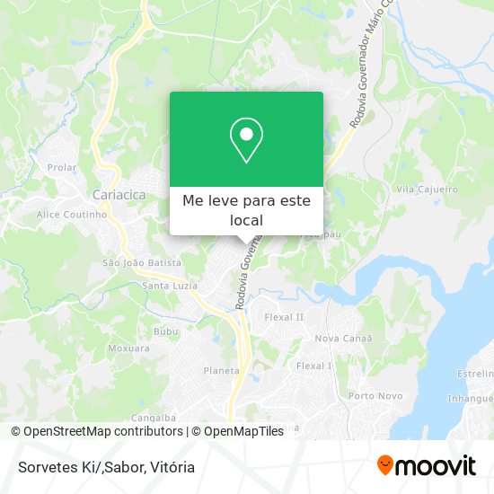 Sorvetes Ki/,Sabor mapa