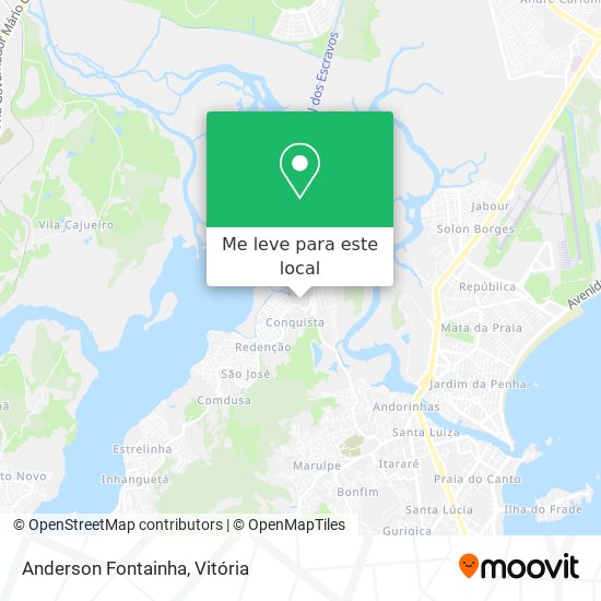 Anderson Fontainha mapa