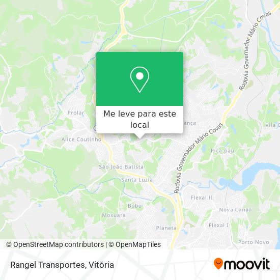 Rangel Transportes mapa