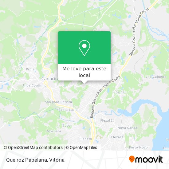 Queiroz Papelaria mapa