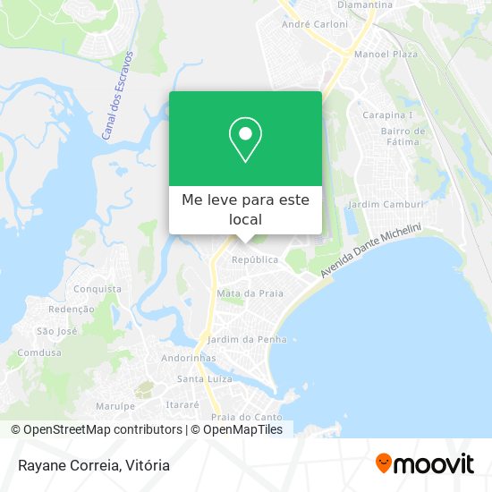 Rayane Correia mapa