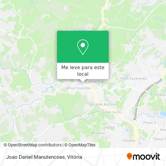 Joao Daniel Manutencoes mapa