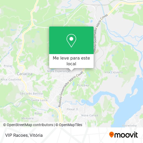 VIP Racoes mapa