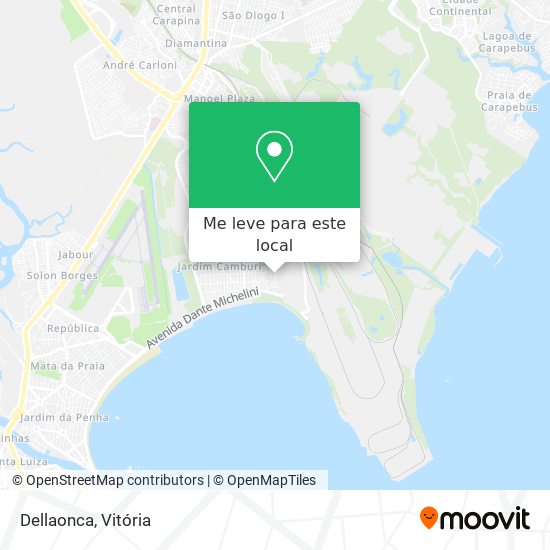 Dellaonca mapa