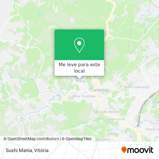Sushi Mania mapa