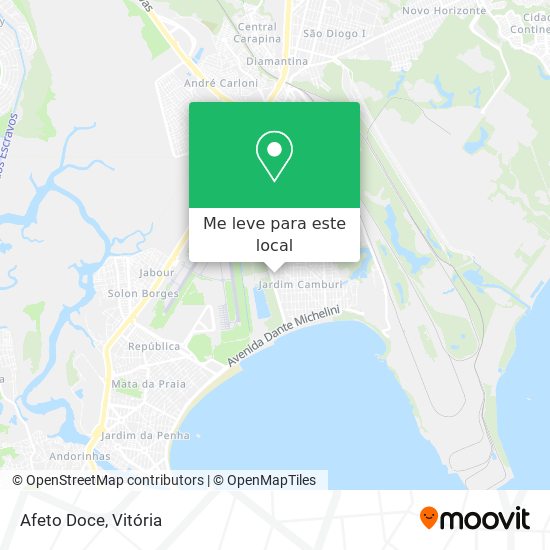 Afeto Doce mapa