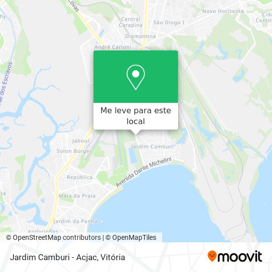 Jardim Camburi - Acjac mapa