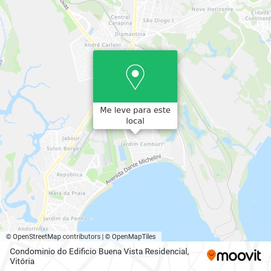 Condominio do Edificio Buena Vista Residencial mapa