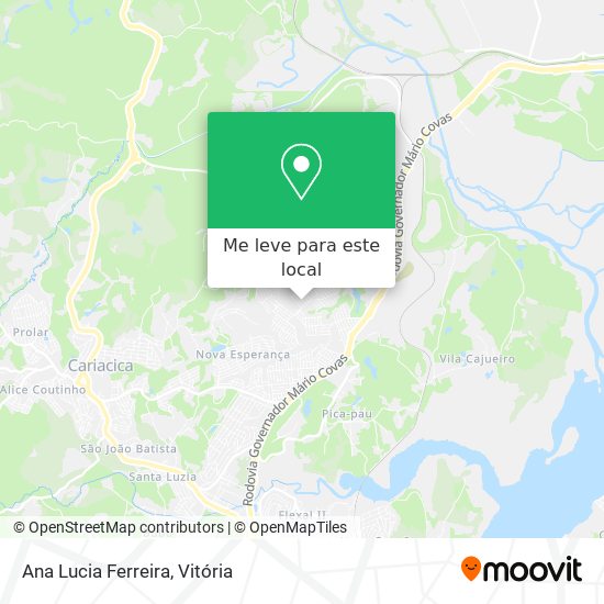 Ana Lucia Ferreira mapa