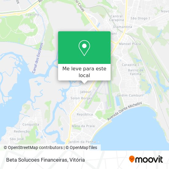 Beta Solucoes Financeiras mapa
