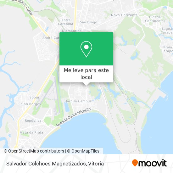 Salvador Colchoes Magnetizados mapa